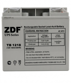 Аккумулятор ZDF TB 1218