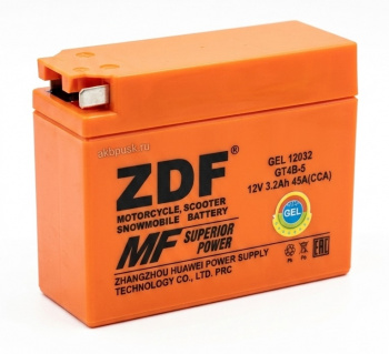 Мото аккумулятор ZDF 12032 GEL